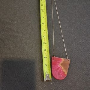 Handmade Resin and Wood necklace